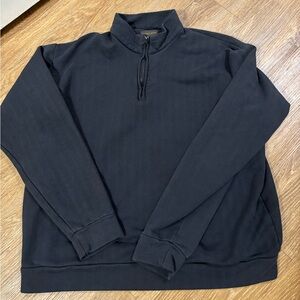 Thomas Dean Collection Lightweight Quarterzip Sweater Size XL